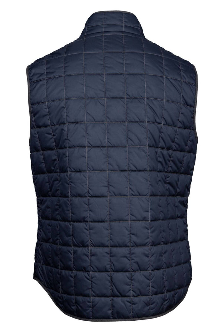 Veste sans manche en nylon déperlant, dos, matelassée, idéale pour l'automne et l'hiver.