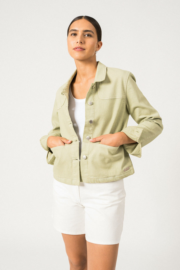 Veste en toile de coton STE TEA