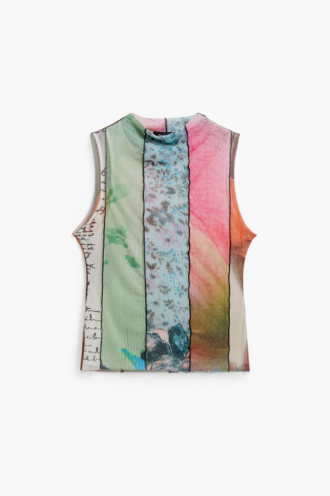 Camisole imprimé artistique