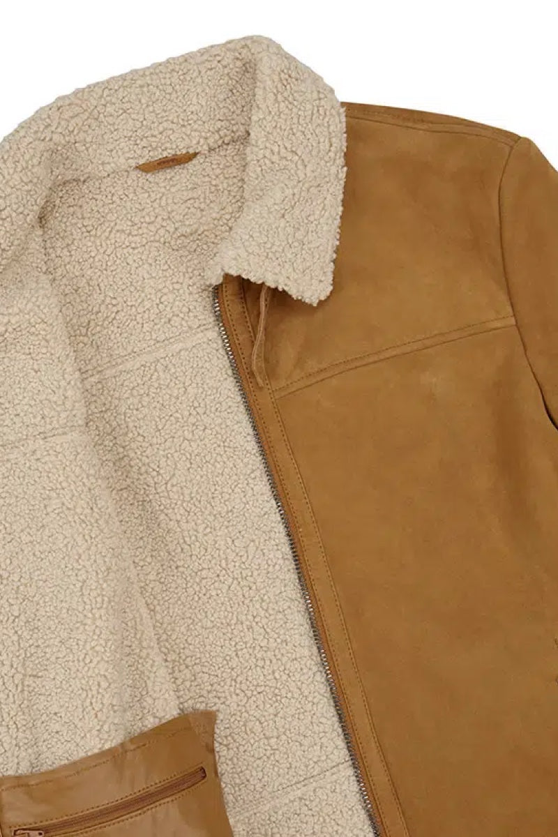 Manteau en cuir