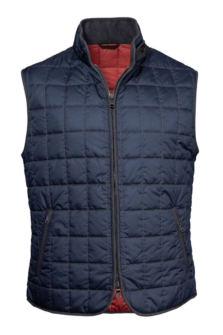 Veste sans manche en nylon, matelassée et déperlant, idéale pour l'automne et l'hiver avec poches zippées.