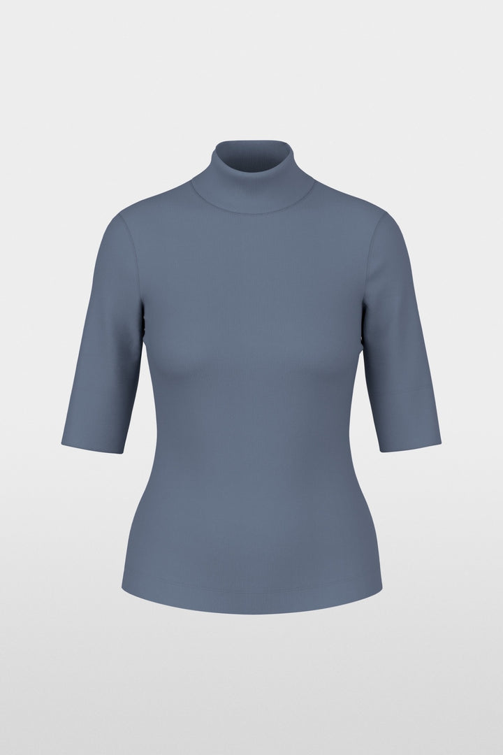 3/4-Sleeve Turtleneck Top