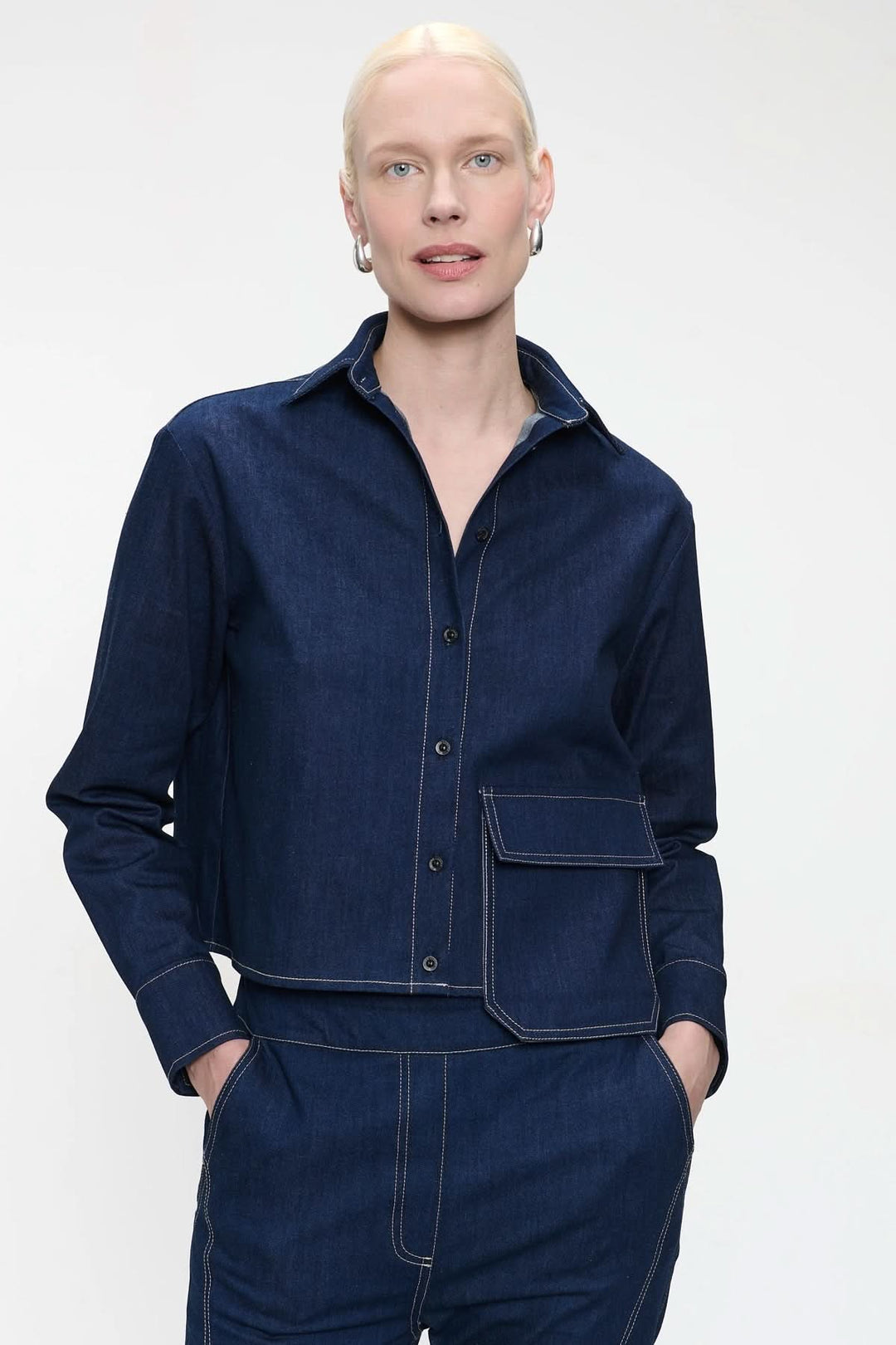 Blouse en denim