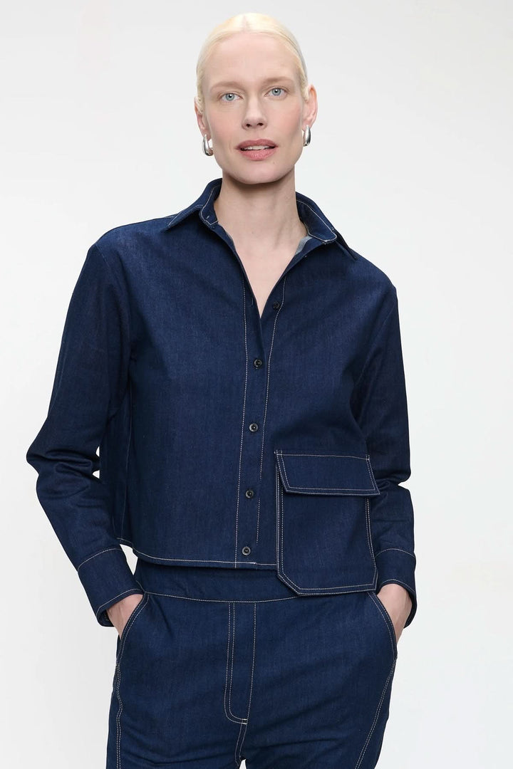 Blouse en denim