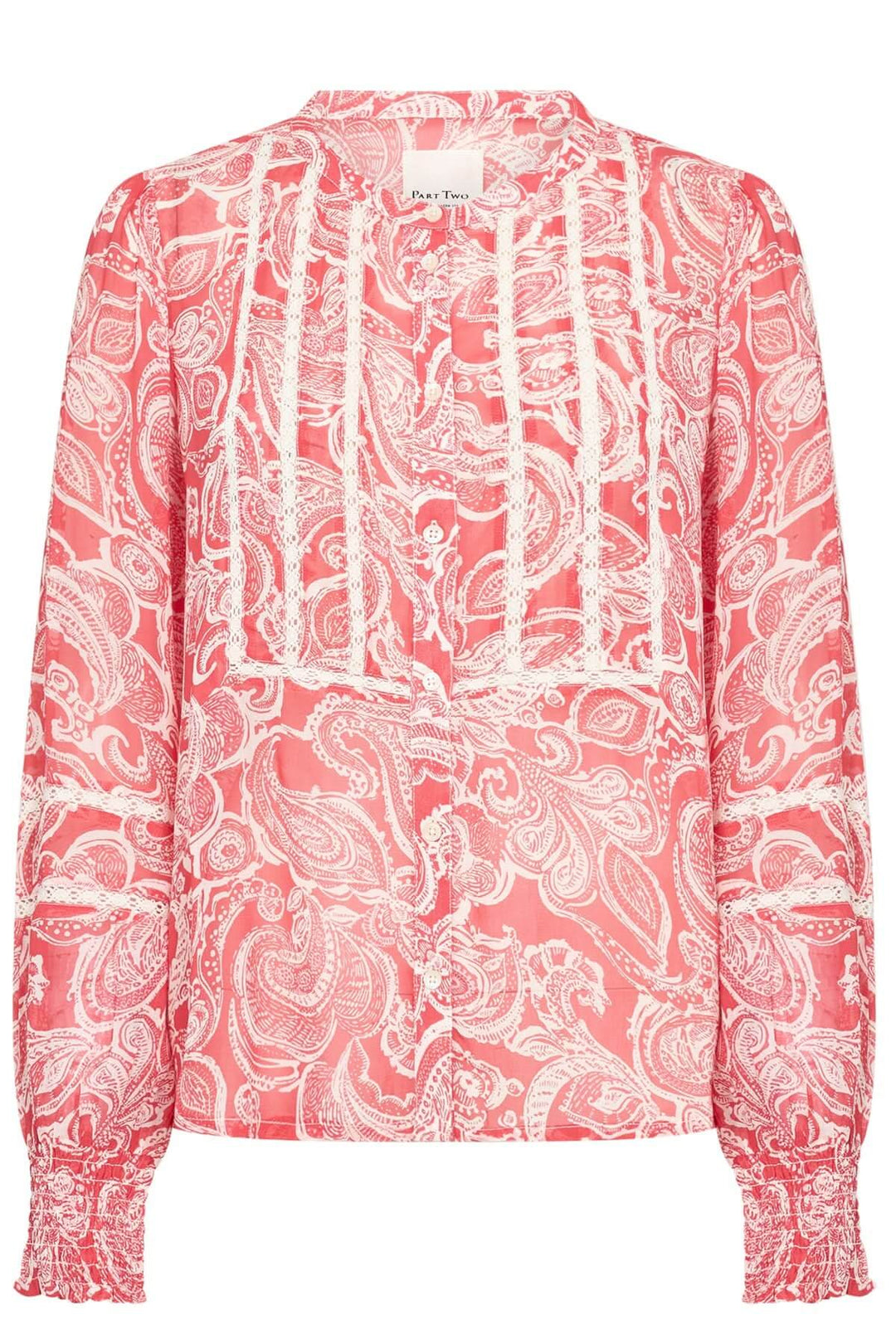 Blouse fluide Nesma à micro-motif fleuri, légère et décontractée, idéale pour des tenues quotidiennes ou festives.