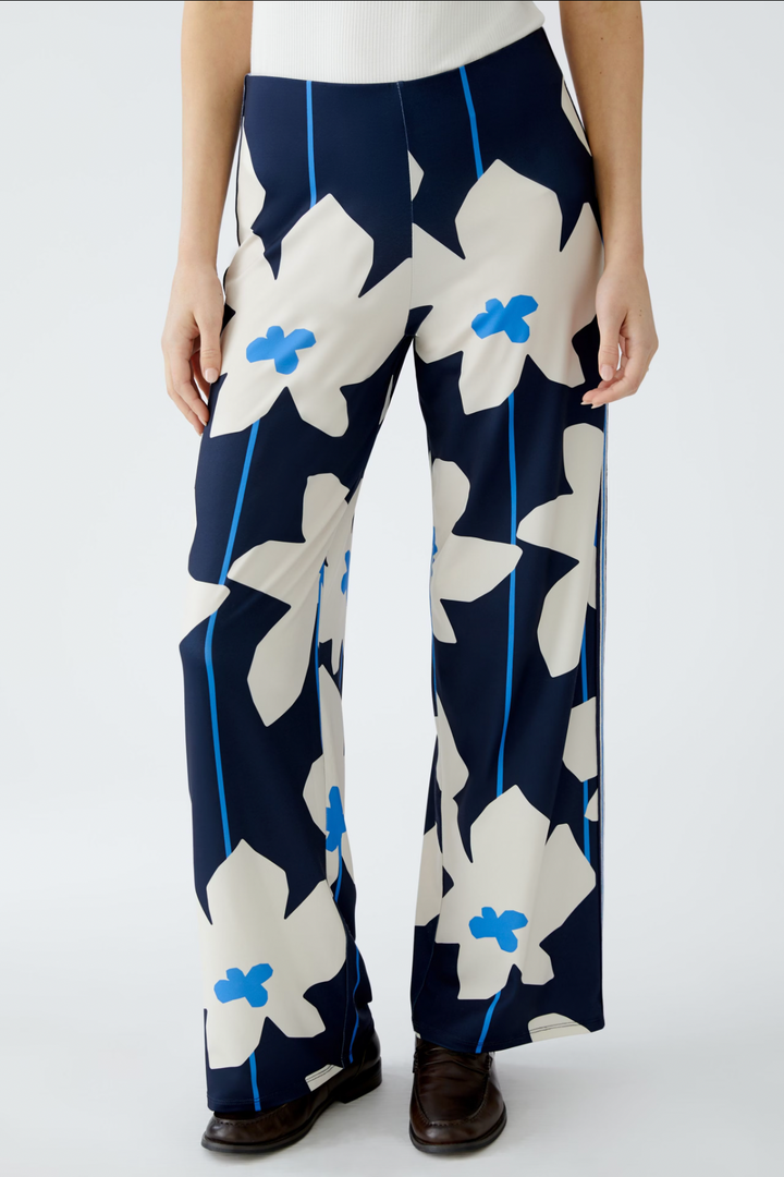 Pantalon imprimé fleurs