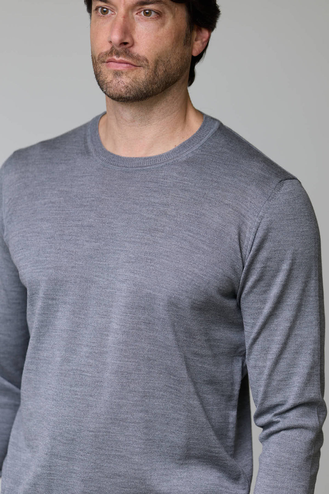 Chandail col roulé en laine mérinos