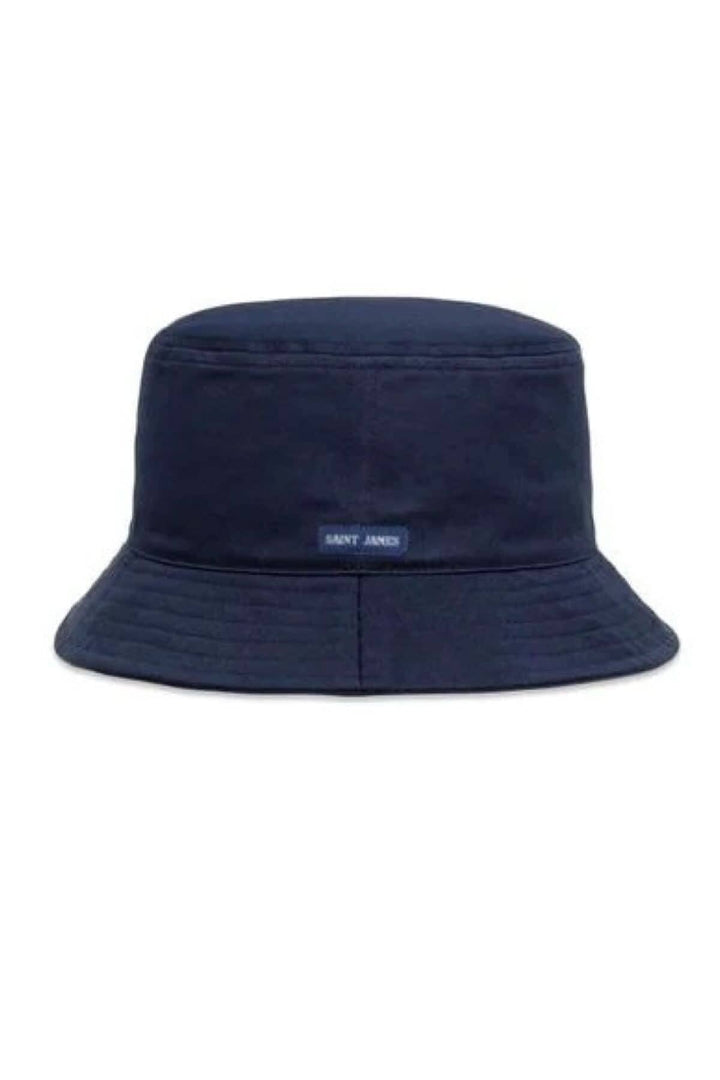 Chapeau BOB U en toile pur coton, modèle classique, protection efficace et entretien facile, couleur bleu marine.