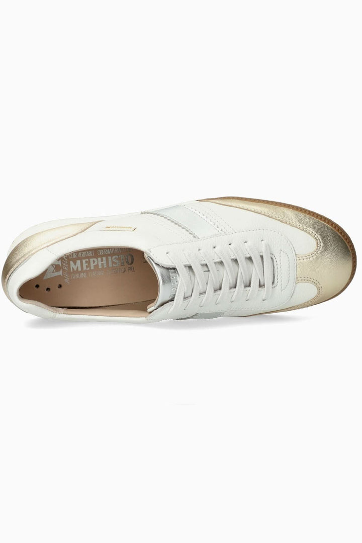 Chaussure sport Witney avec design élégant, semelle SOFT-AIR et SHOCK-ABSORBER, doublure cuir pour confort optimal, vue haute du sneaker.