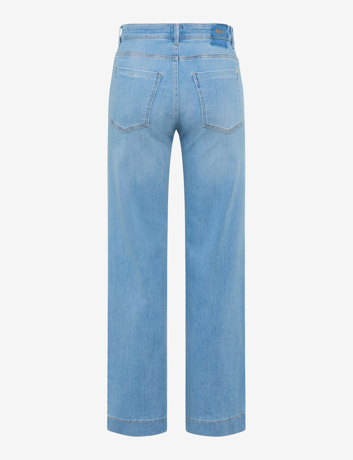 Jeans droit taille haute MAINE, vue arrière, coupe droite, taille haute