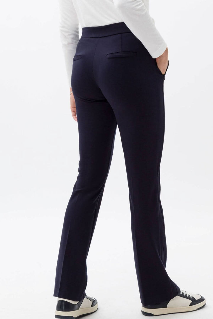 Pantalon MALOU femme, style bootcut, coupe super-slim, ceinture élastique, mode confortable.