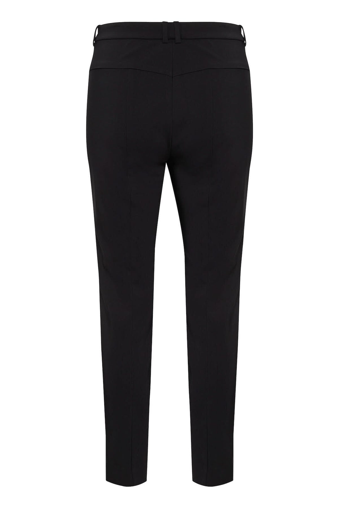 Pantalon Ziggi noir, coupe ajustée, poches zippées, tissu coton confortable.