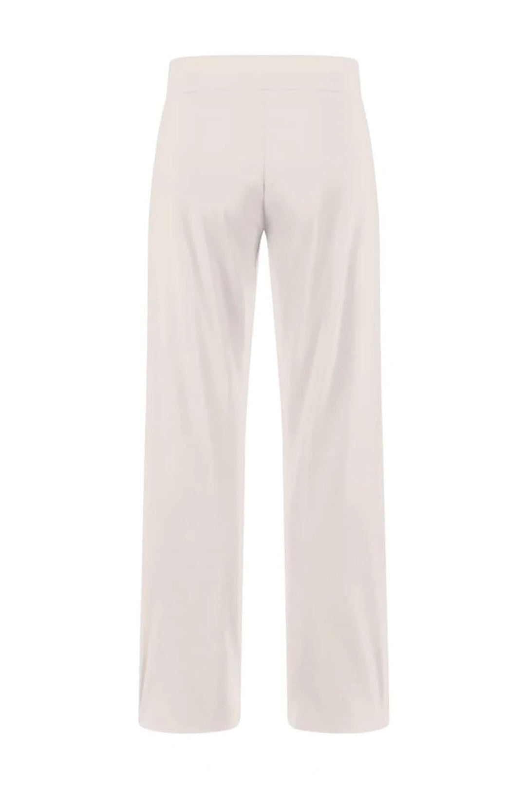 Pantalon habillé droit Candice avec coupe droite et taille élastique, idéal pour des occasions élégantes et le confort au travail.