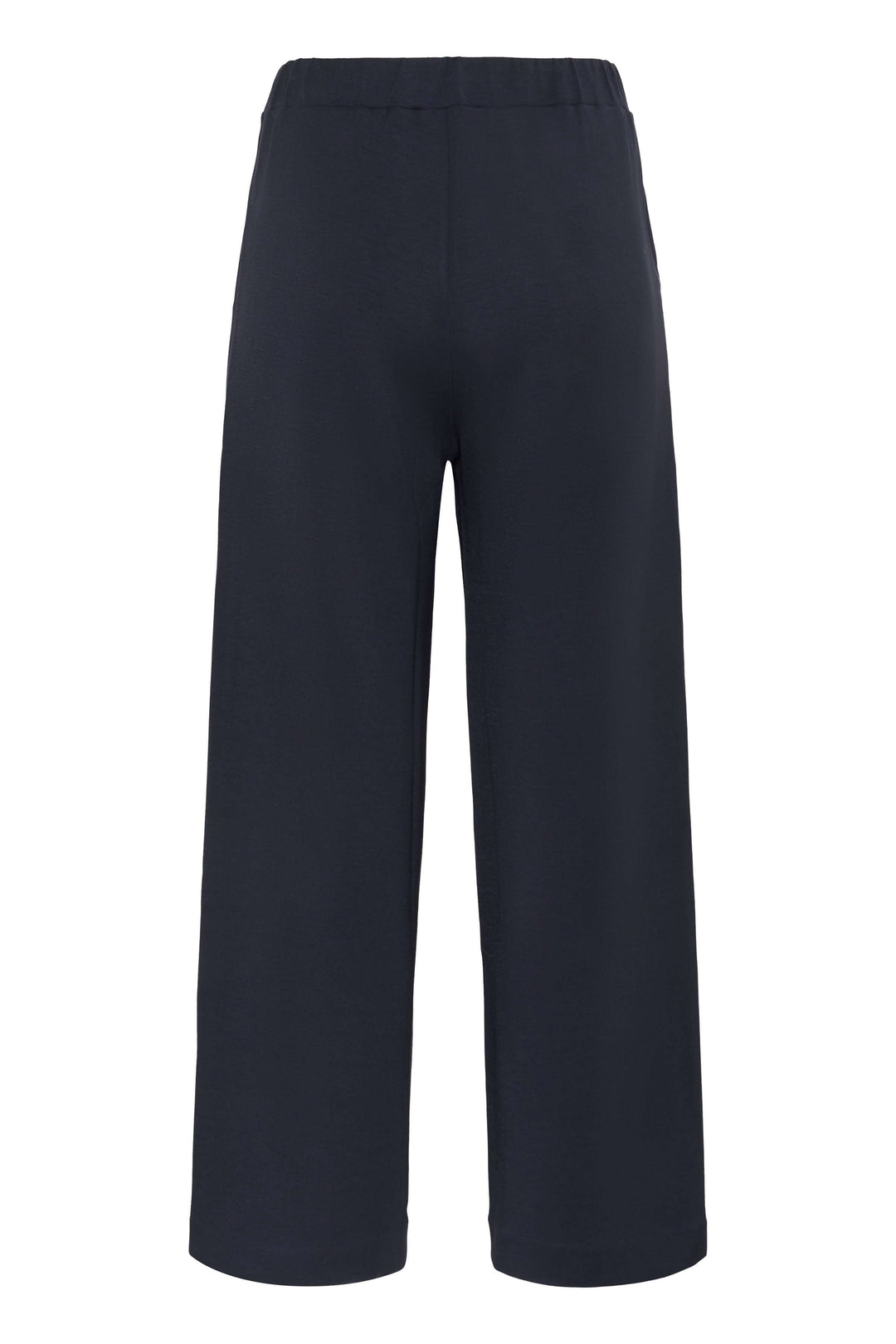 Pantalon à jambe large Gincette en tissu extensible, coupe ample pour une silhouette élégante et confortable, idéal pour le bureau.