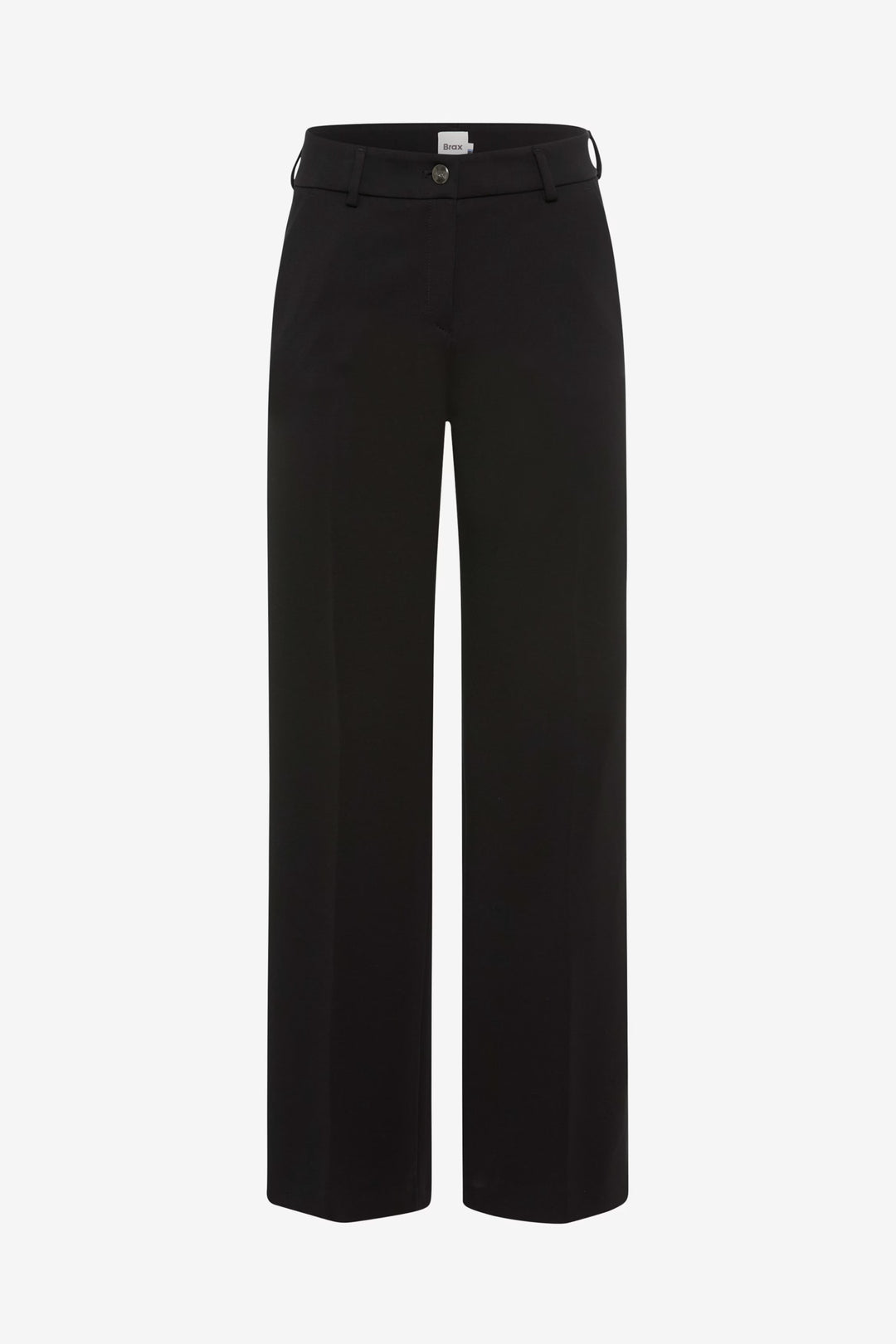 Pantalon palazzo noir, coupe large et fluide, idéal pour bureau ou style chic décontracté.