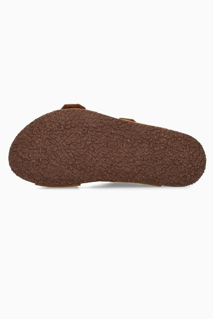 Semelle inférieure de la Sandalle Bayane, montrant la surface texturée pour stabilité et confort avec technologie SOFT-AIR.