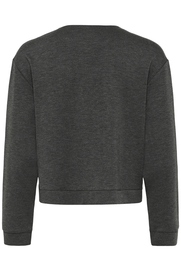 Veste Gida - veste courte épurée avec poches plaquées et boutons dorés, vue arrière