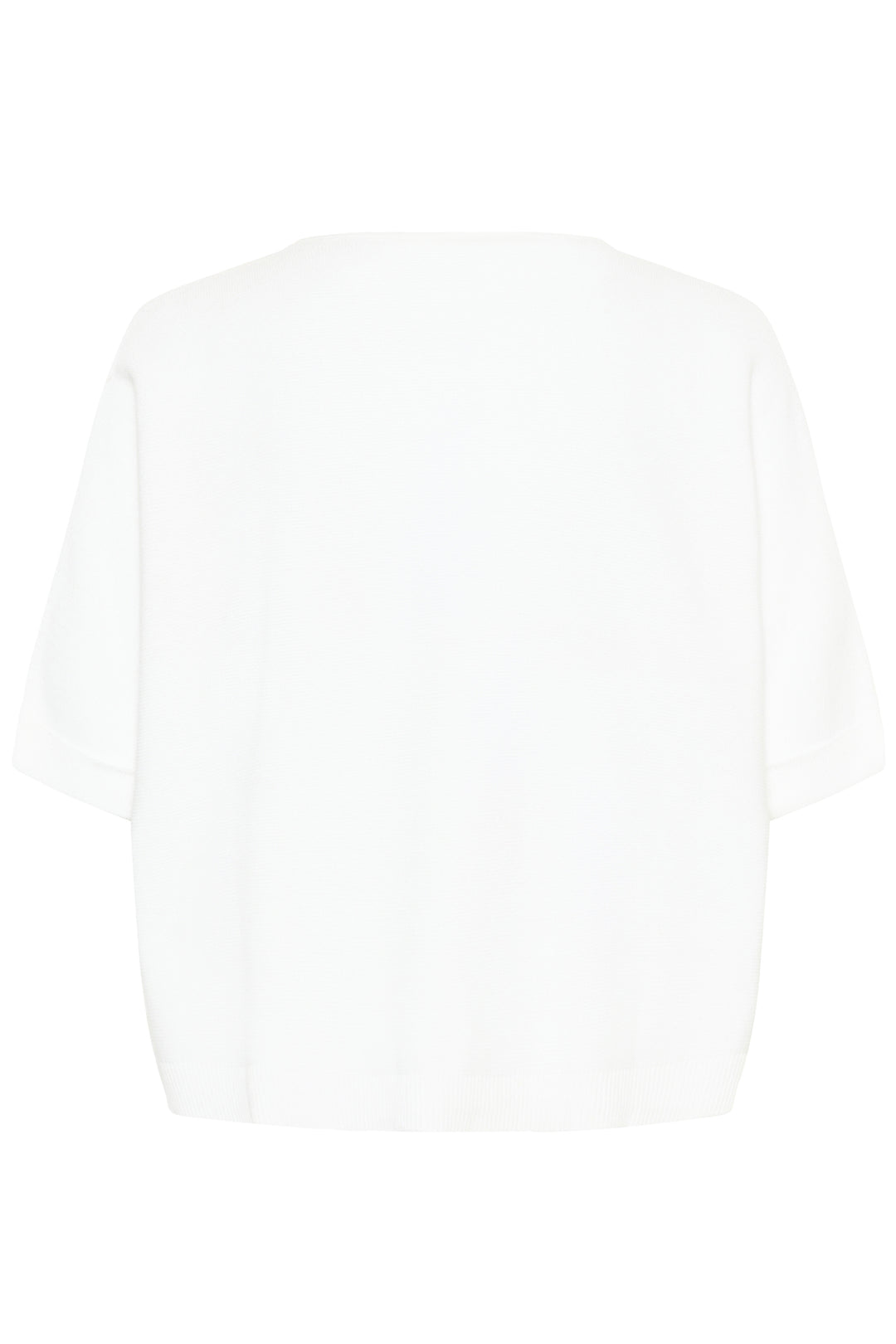 Veste avec manches Sillar blanche à manches courtes, coupe fluide et ouverte, sans fermeture, idéale pour un look décontracté ou habillé.