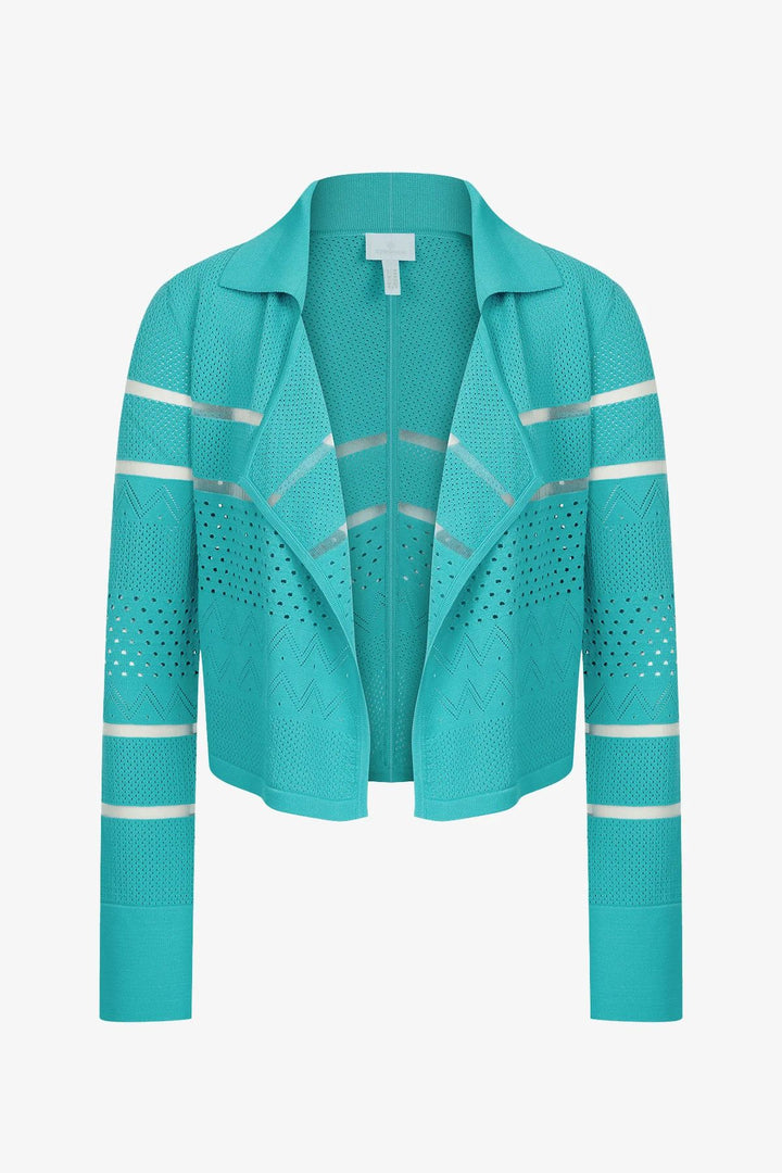 Veste avec motif dentelle