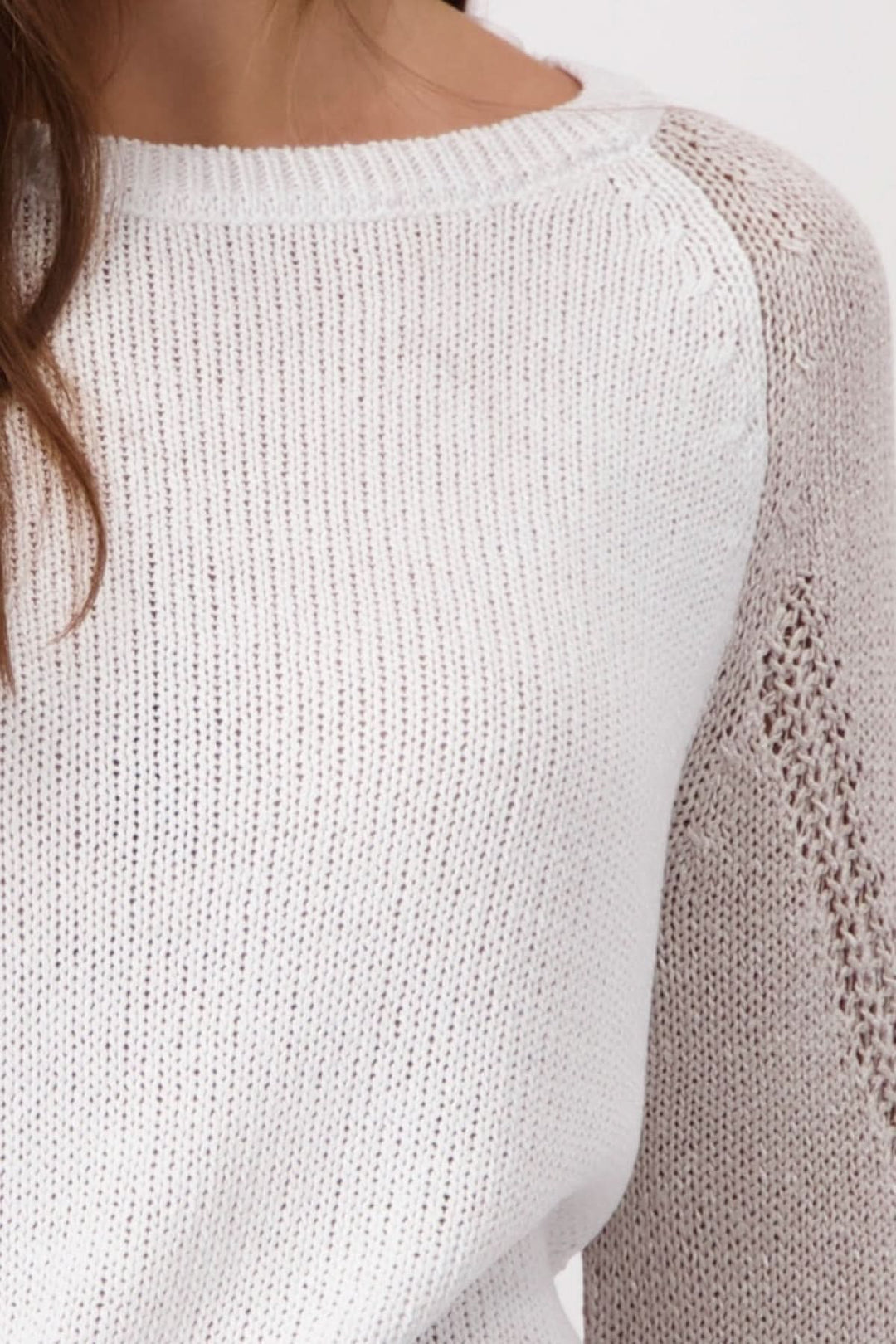 Color block knit