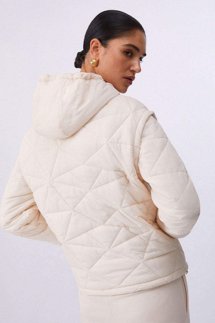Veste matelassée à capuchon