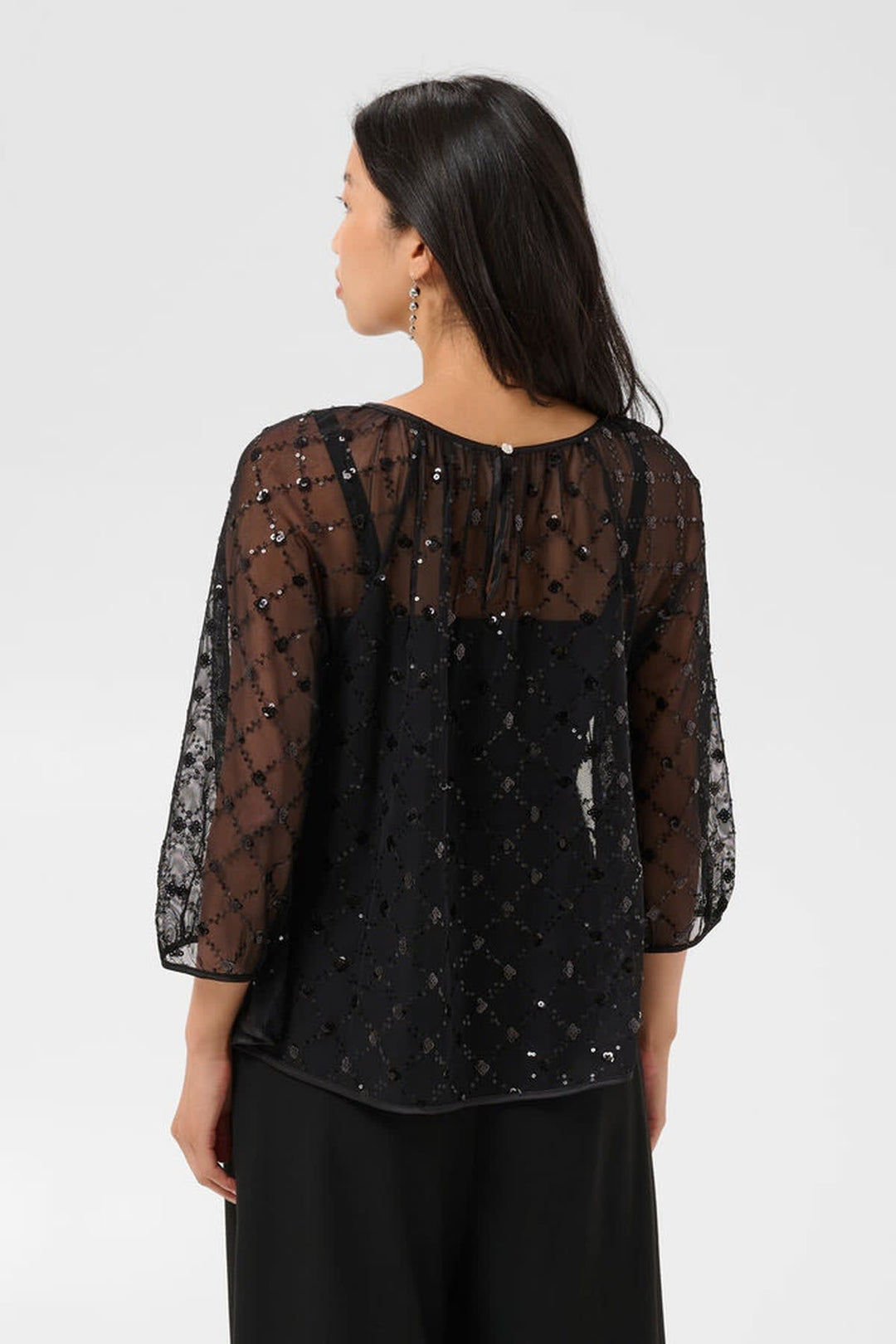 Women’s Dimka sequin lace blouse Part Two