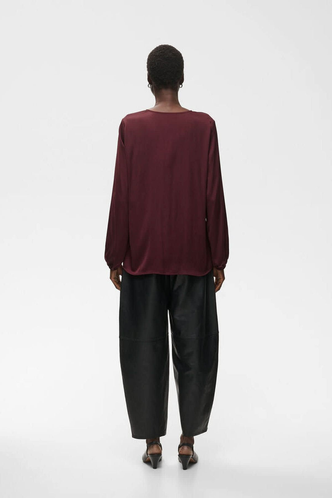 Blouse satinée à col V Rinda pour femme Inwear