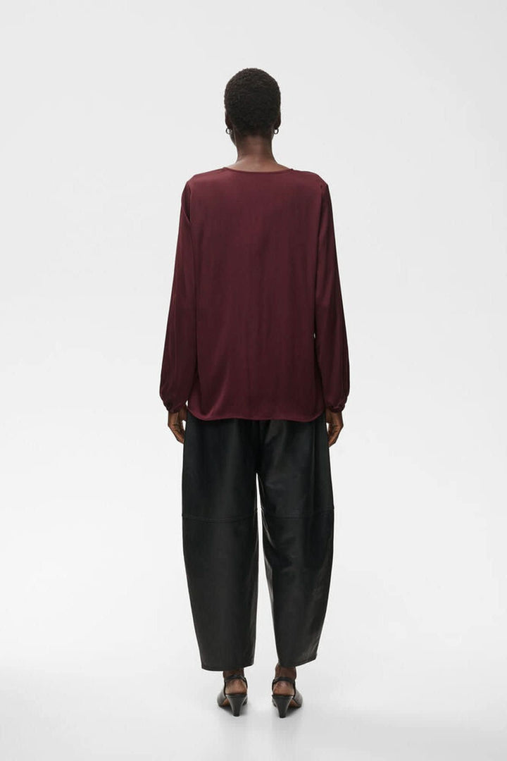 Blouse satinée à col V Rinda pour femme Inwear