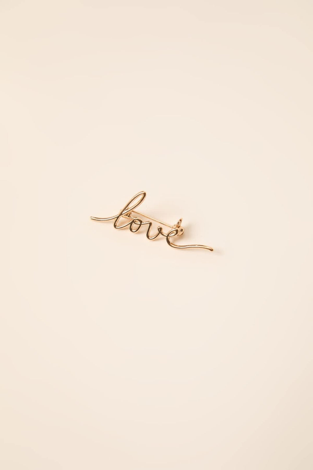 Gold Puffy Brooch (Front View) for Women Des Petits Hauts