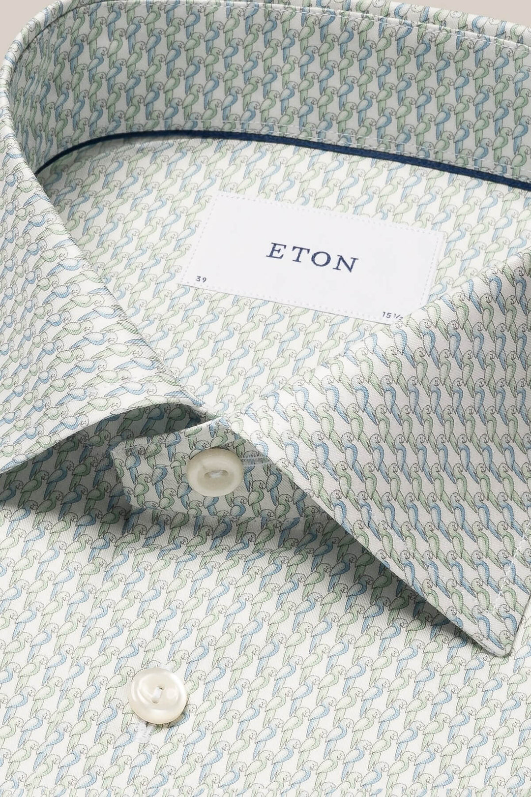 Chemise de coton à imprimé Perroquet