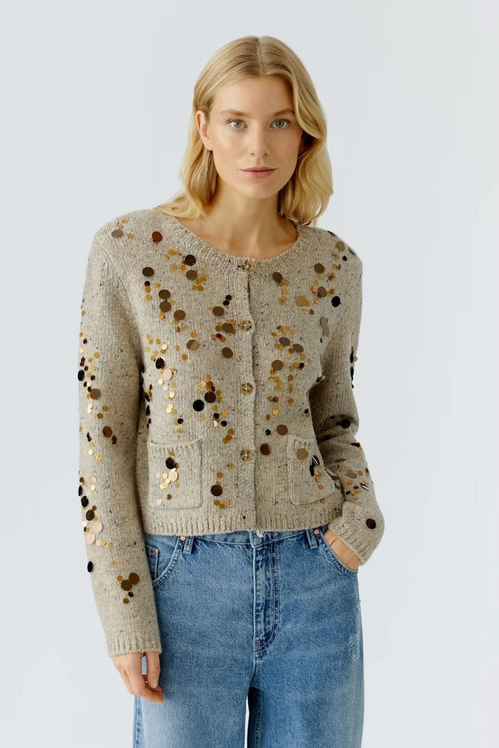Cardigan en maille texturée