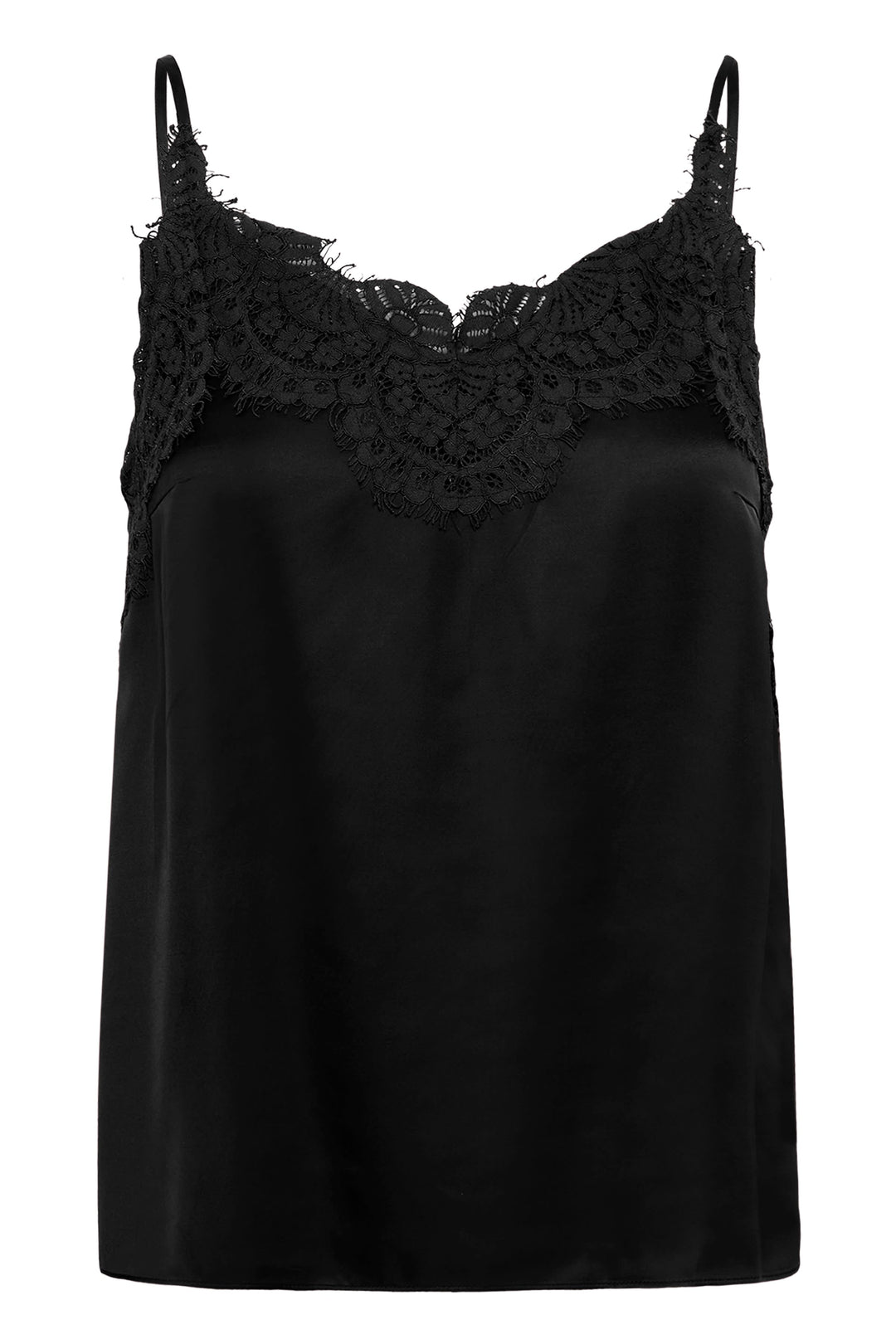 Camisole Orah satinée à dentelle délicate vue de face pour femme Inwear