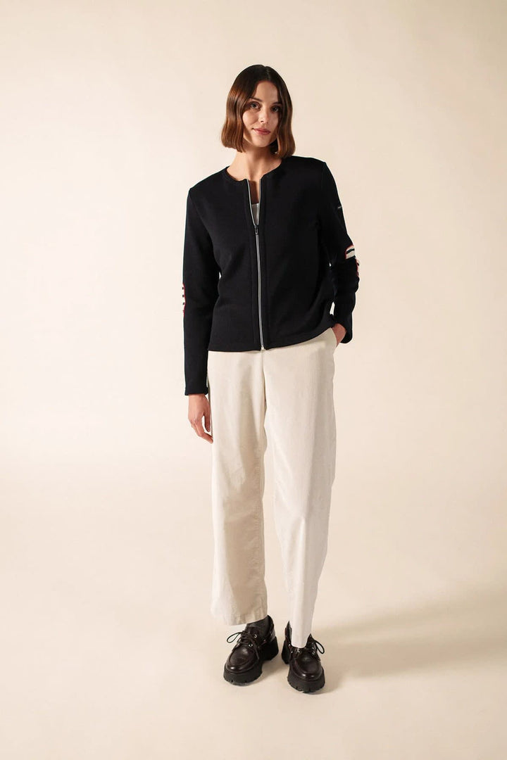Saint James Vaujany zip-up cardigan for women