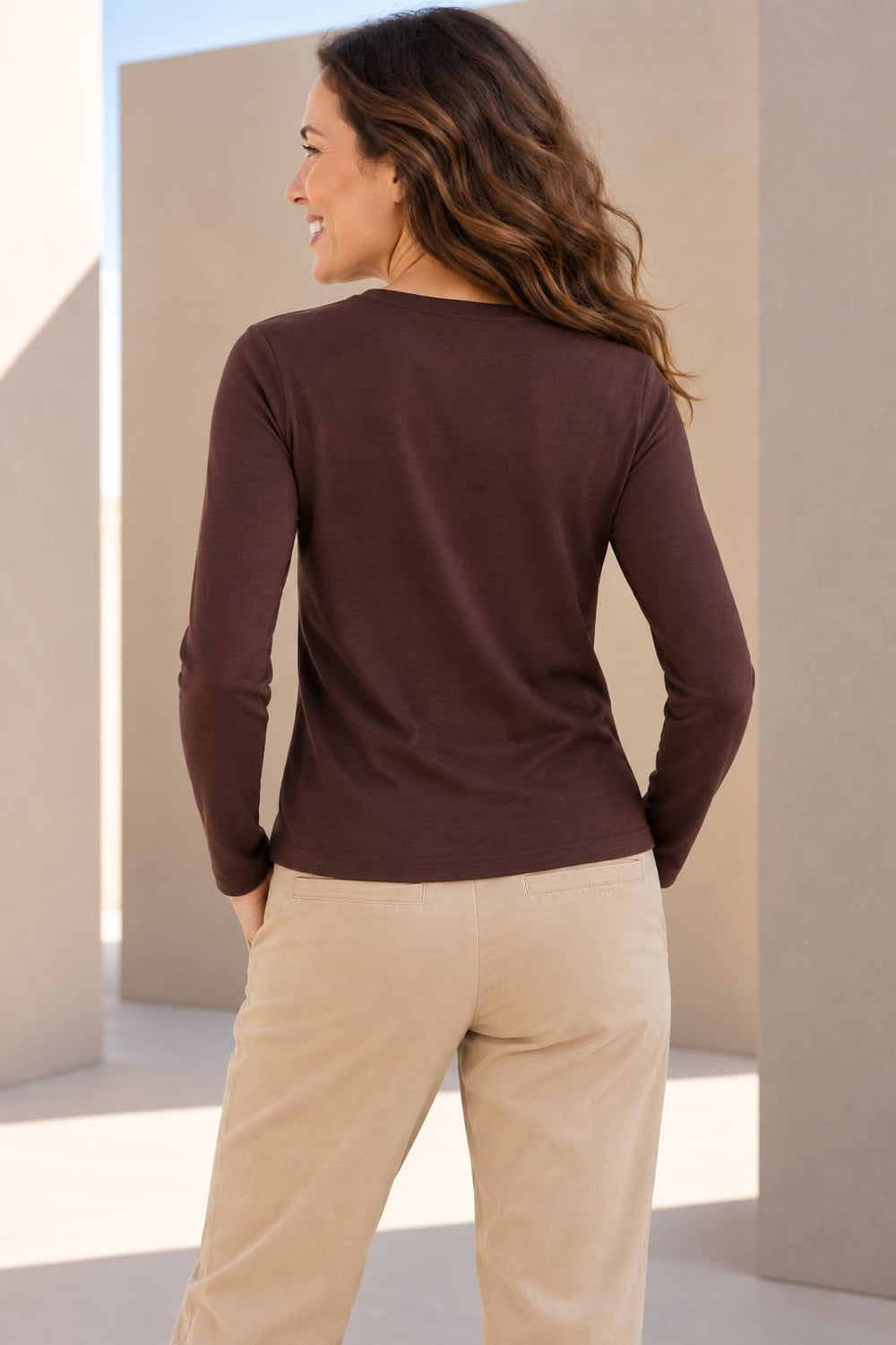 Kenny's women's long-sleeve crew-neck sweater