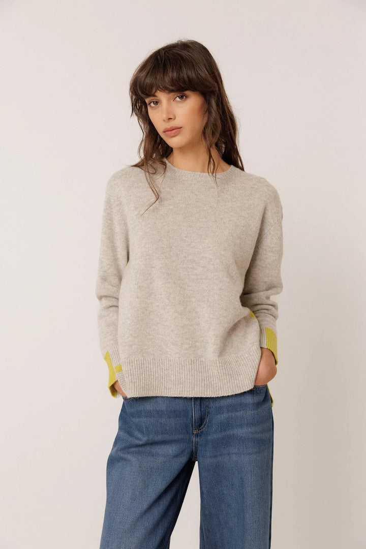 Chandail en tricot à détails contrastants pour femme Indi &amp; cold
