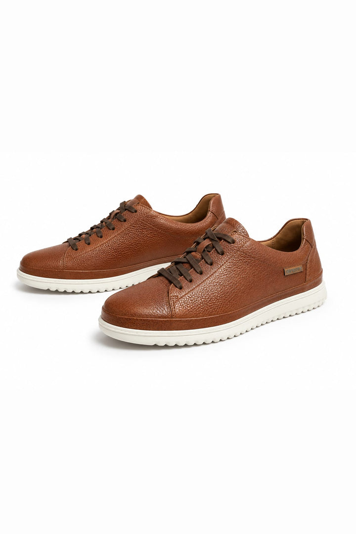 Side view of the MEPHISTO Thomas brown leather men&