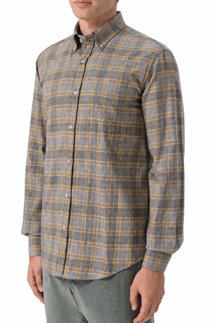 Chemise à carreaux vue de face pour homme Paul and Shark