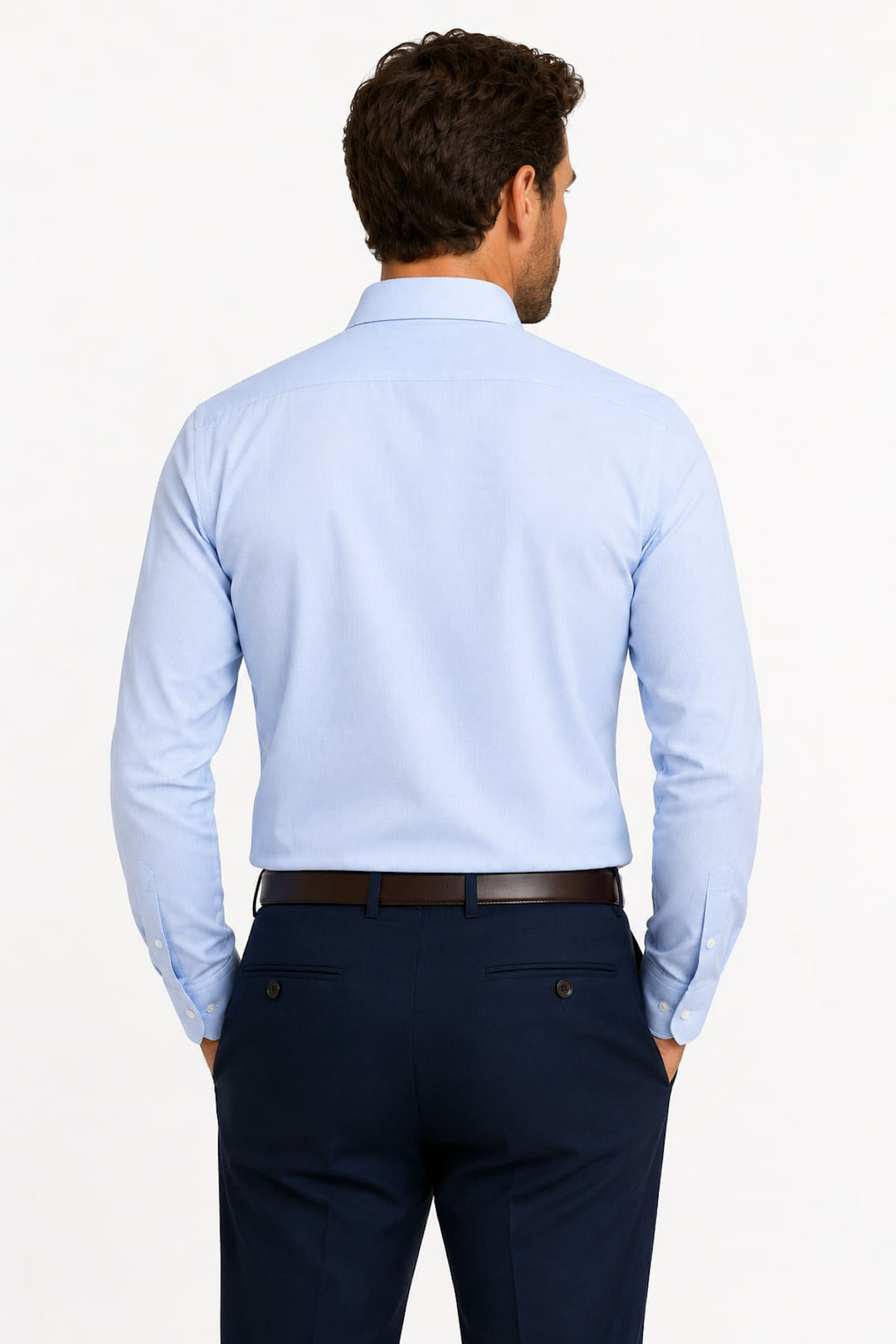 Front view of a white Eton men&