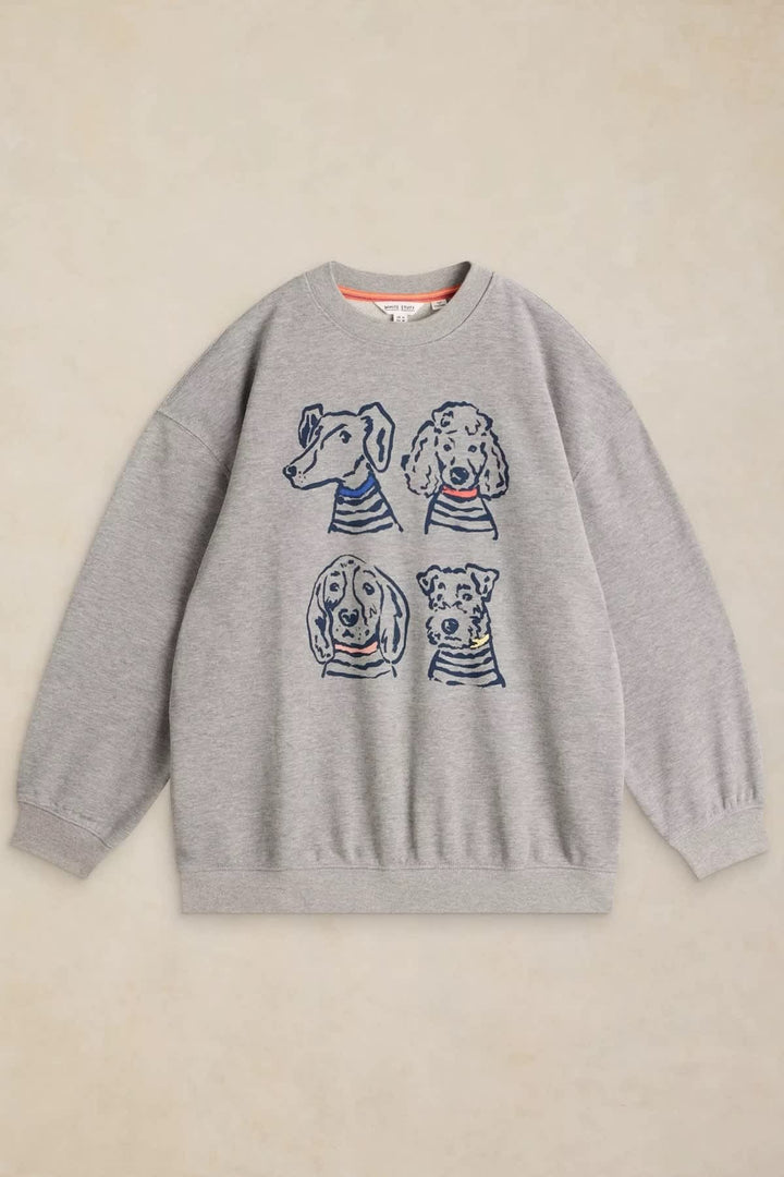 Coton ouaté Cleo à imprimé chiens pour femme White Stuff