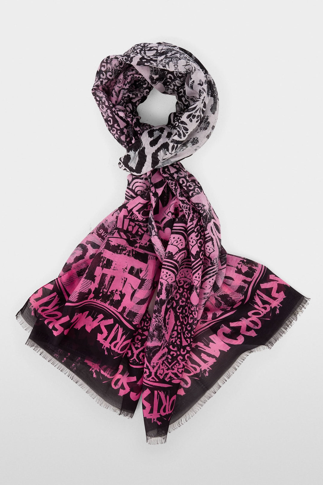 Foulard à motif graphique