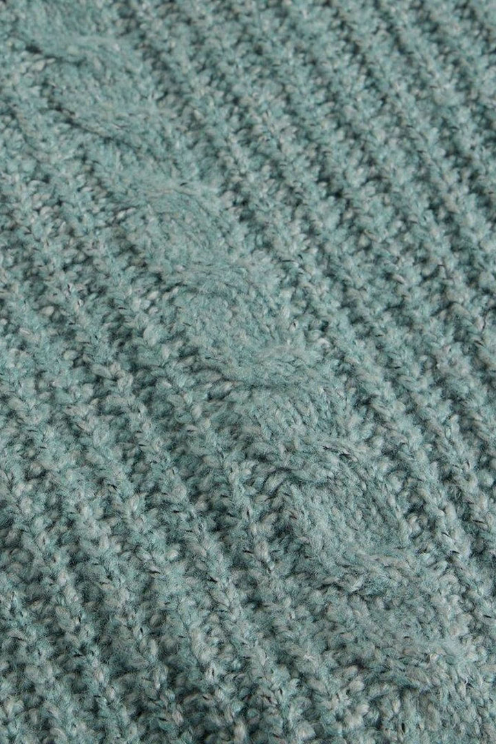 Cardigan texturé torsadé à boutons