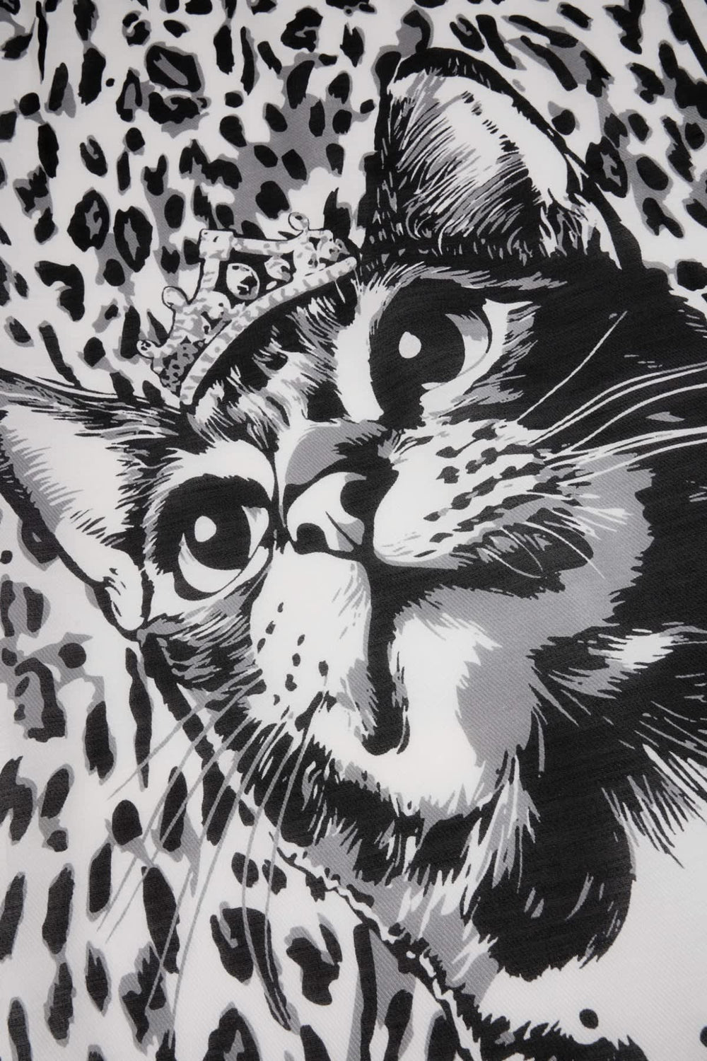 Printed cotton-silk scarf for women by Marc Cain