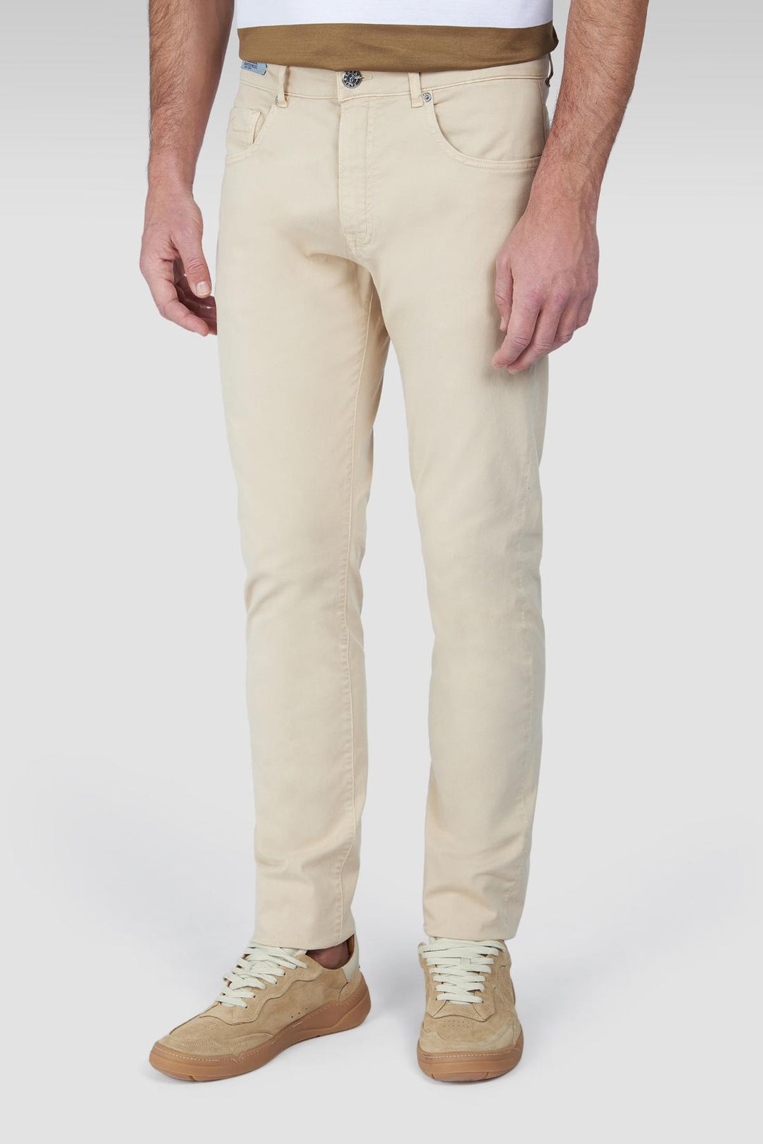 Pantalon 5 poches en coton