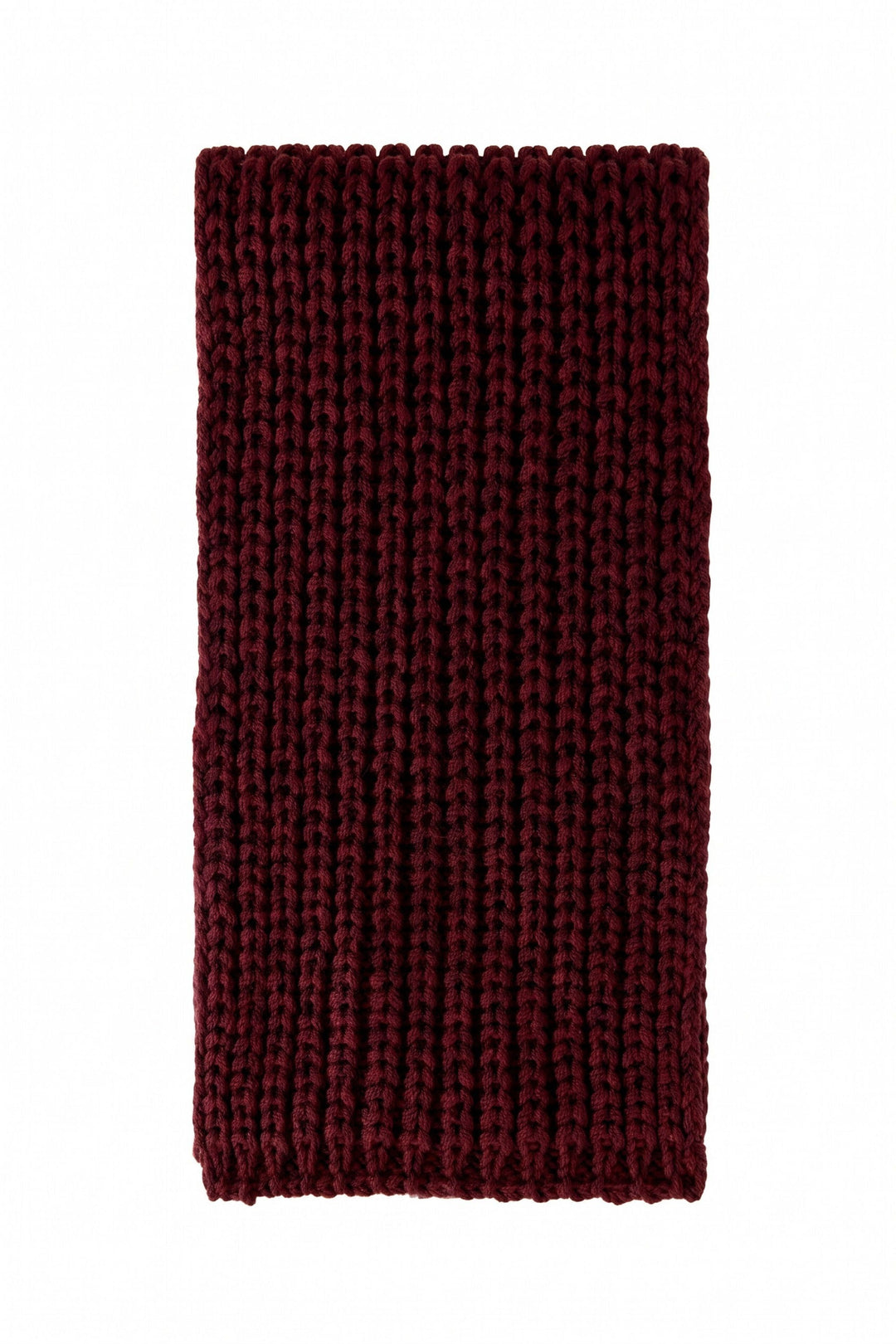 Foulard en grosse maille tricotée pour femme Oui