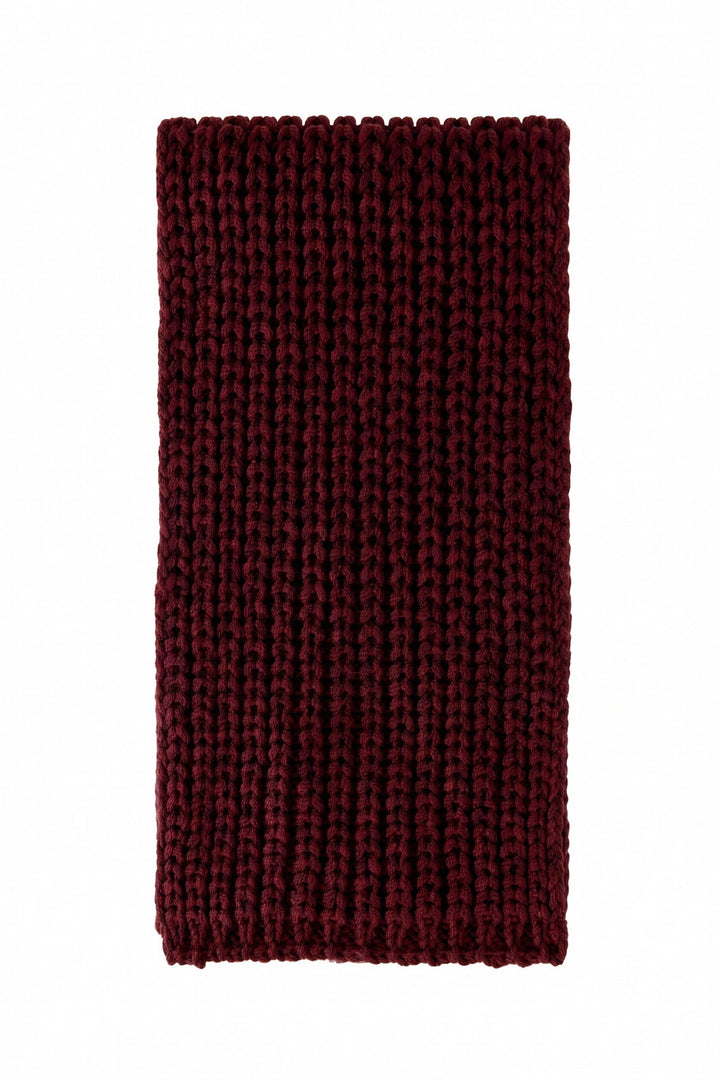 Foulard en grosse maille tricotée pour femme Oui