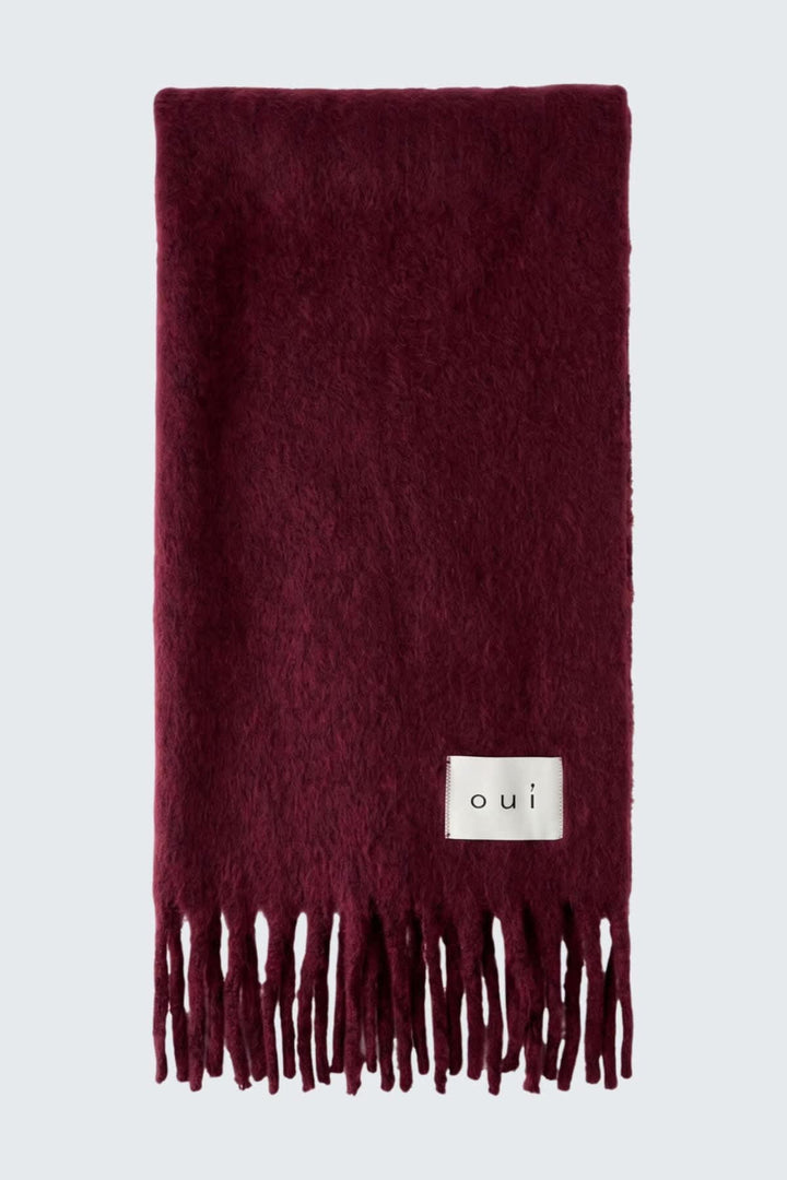 Foulard long à franges pour femme Oui