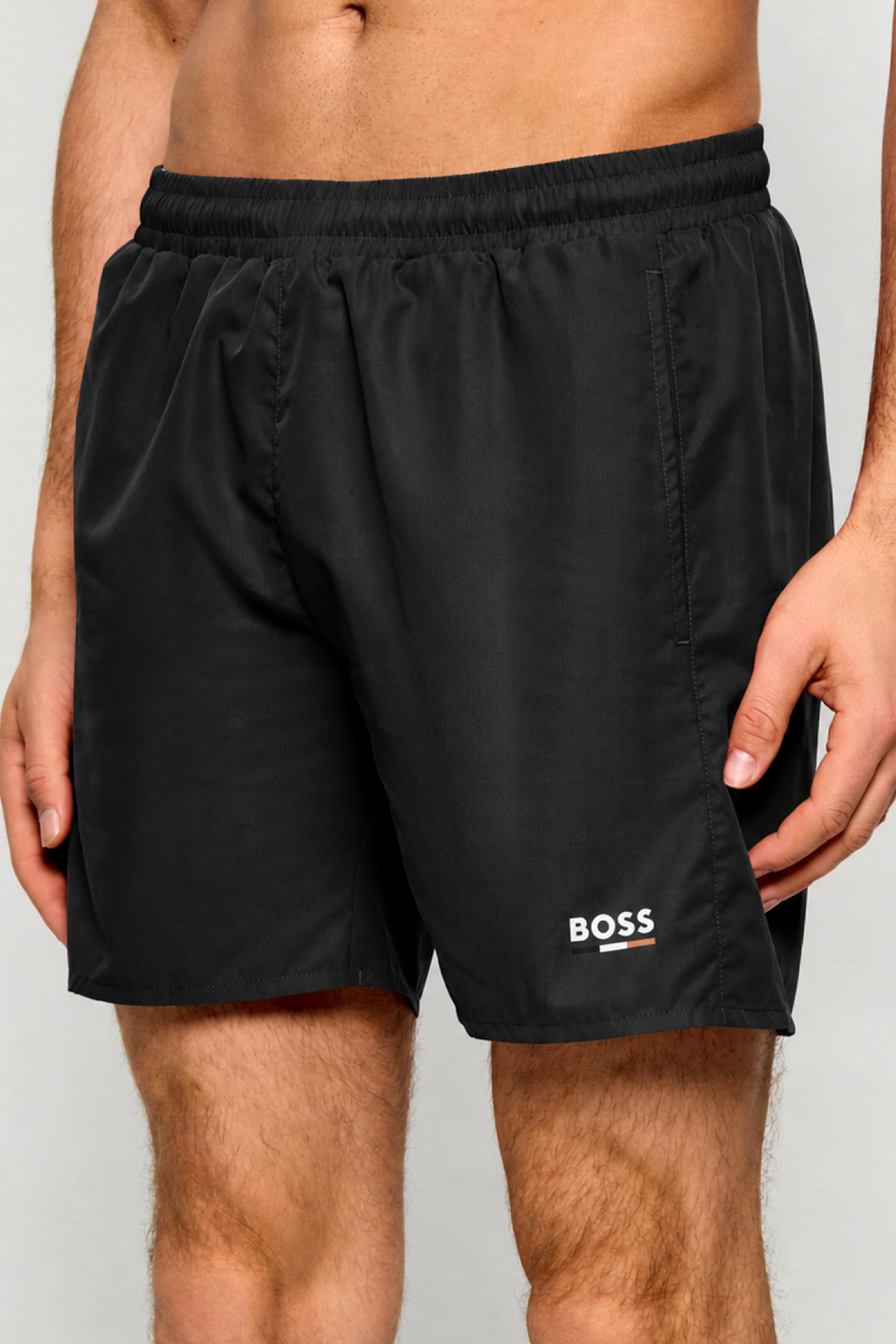 Swimsuit with an elastic waistband