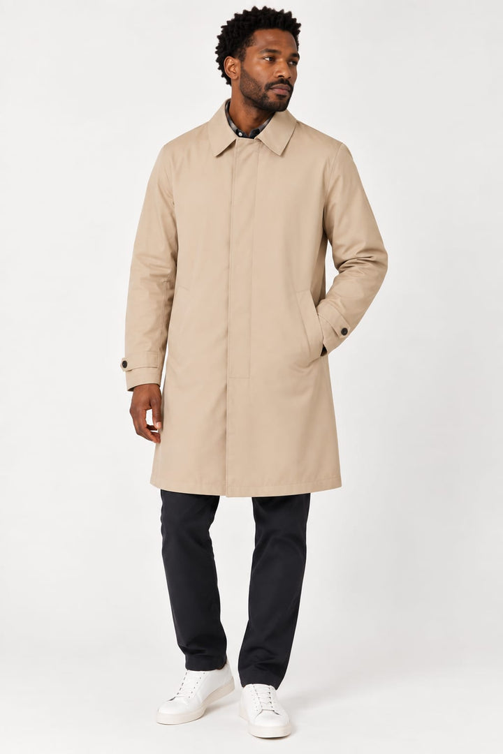 Long waterproof coat for men Fradi