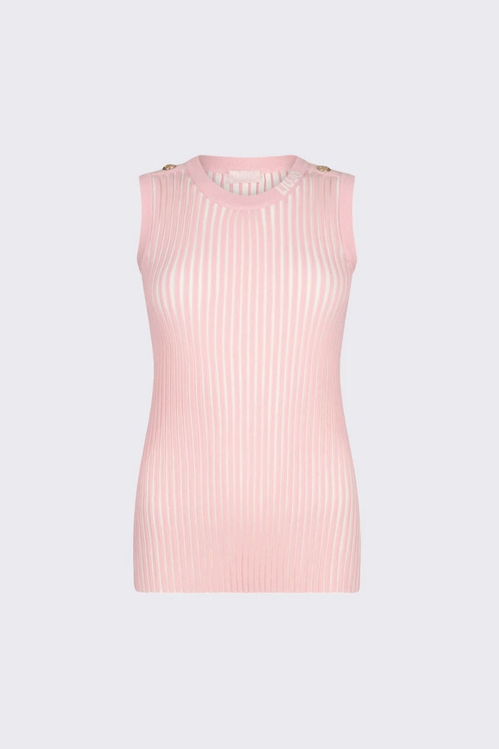 Camisole en maille côtelée
