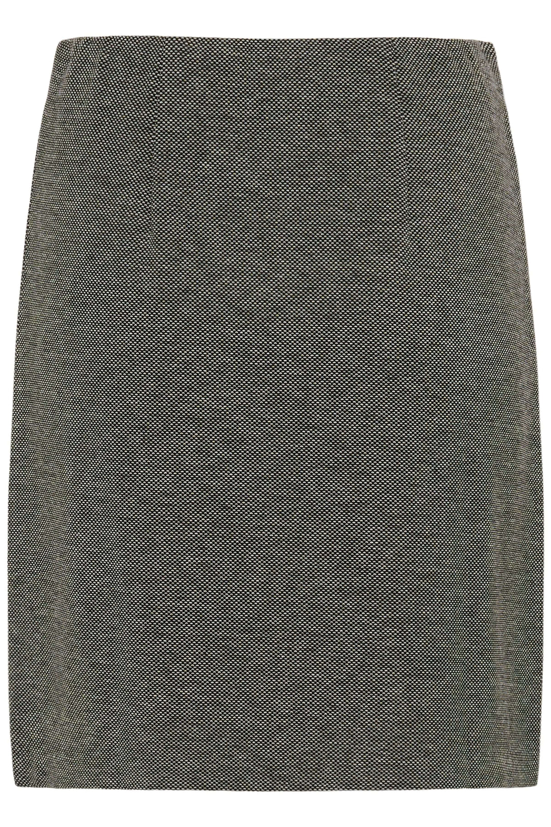 Jupe Corinne, jupe courte au design épuré, ligne droite, tissu texturé, élégance discrète, parfaite pour bureau et sorties.